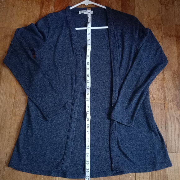 WALLFLOWER - Navy Blue Long Sleeve Cardigan - Picture 7 of 8